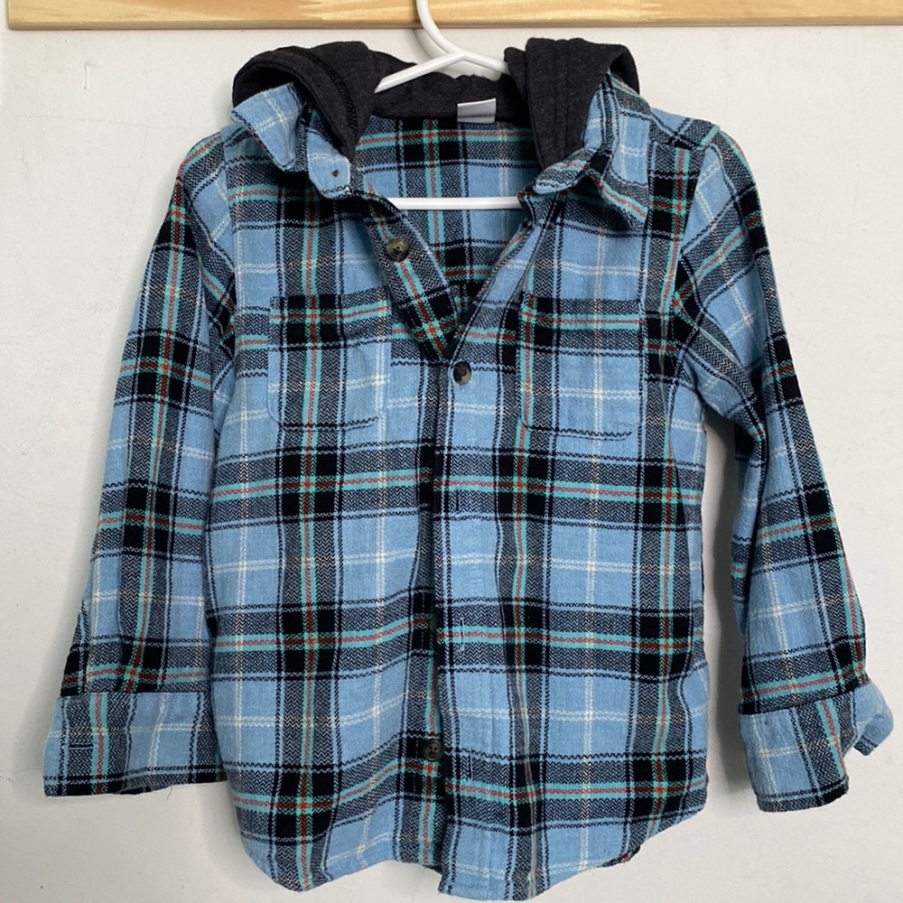 Kids Plaid Overshirt
